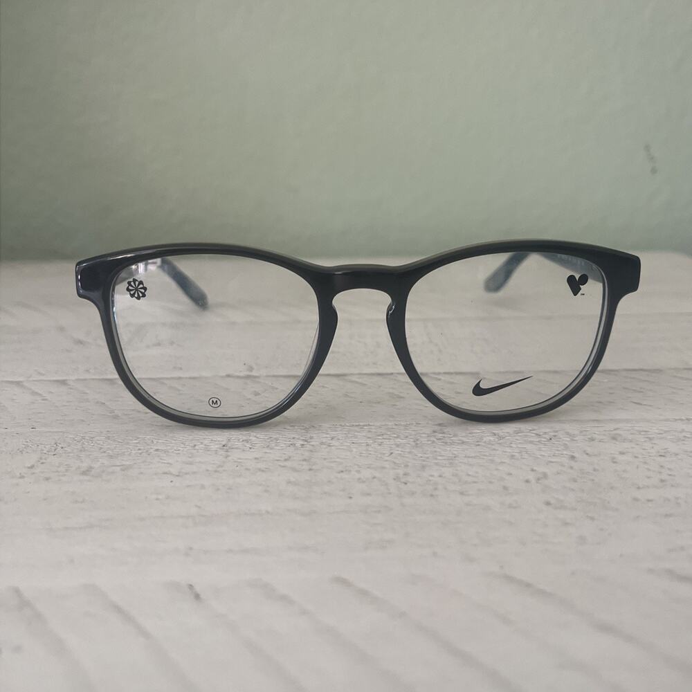 Nike 7162 445 50/19 M 145 Mediterranean Blue Full Rim Eyeglasses A5543